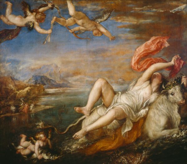 3. Tiziano, Ratto di Europa, 1560-1562, olio su tela, 175 x 189.5 cm, Isabella Stewart Gardner Museum, Boston