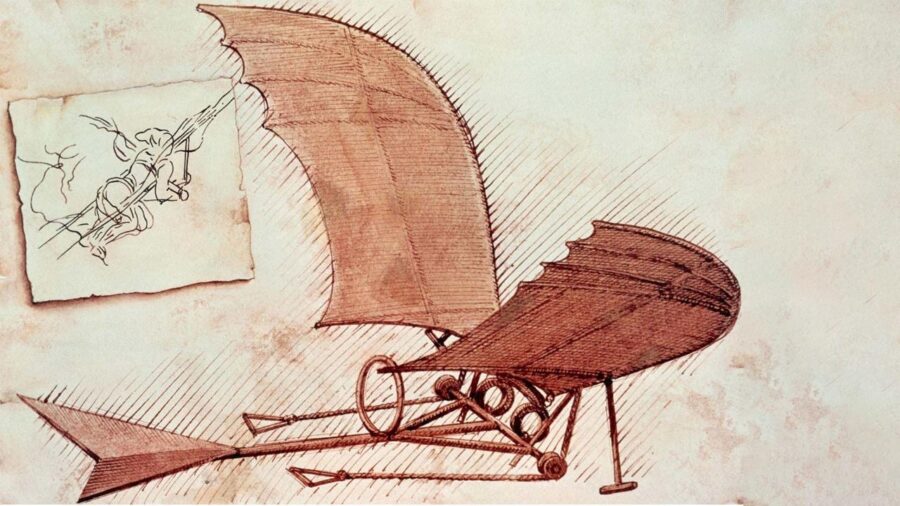 La macchina del volo di Leonardo da Vinci