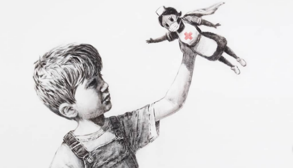 Banksy, Charge game, particolare