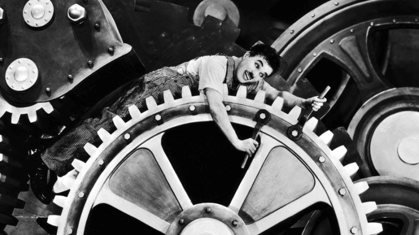 La Cineteca di Bologna offre la visione del mitico Tempi Moderni di Charlie Chaplin
