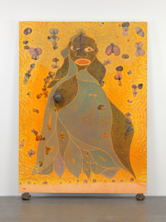 Chris Ofili, The Holy Virgin Mary, 1996 Source: MOMA