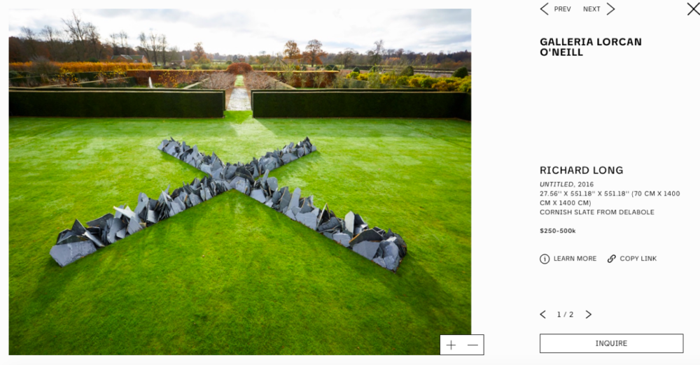 LORCAN O’NEILL – RICHARD LONG