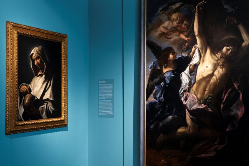 Il tempo di Caravaggio. Allestimento della mostra