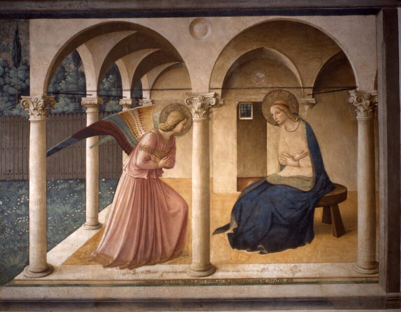Firenze - Museo di San Marco Beato Angelico, Annunciazione, 1440 - 50