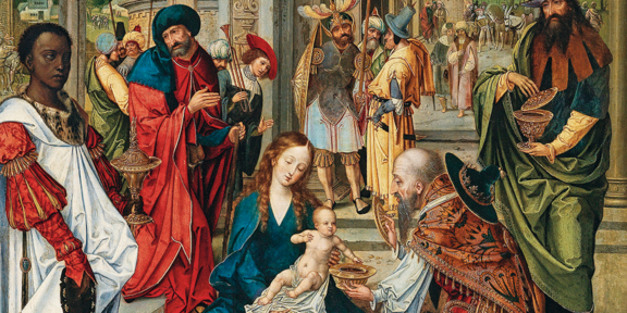 Pieter Coecke van Aelst (Aelst 1502-1550 Bruxelles), Adorazione dei Magi, olio su tavola, 112 x 75 cm, prezzo realizzato € 1.137.800, record mondiale