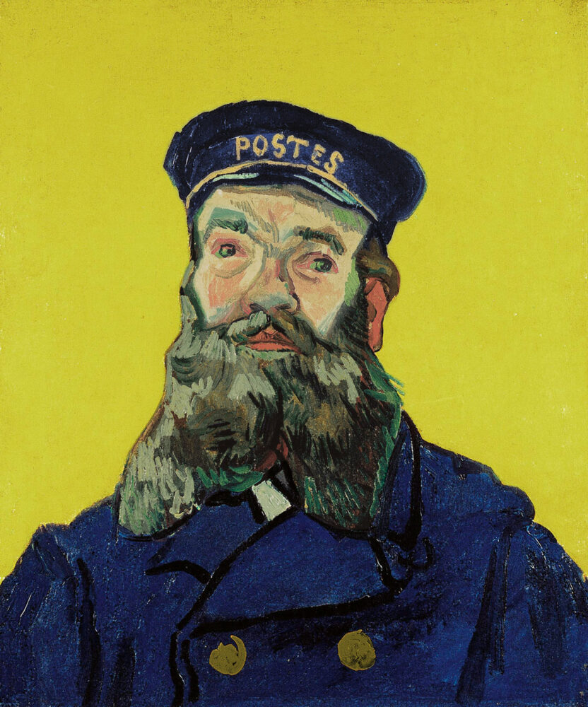 Vincent van Gogh- Ritratto del postino Joseph Roulin, 1888 , olio su tela, cm 65 x 54. Kunstmuseum, Winterthur, dono degli eredi di Georg Reinhart, 1955 © SIK-ISEA, Zürich