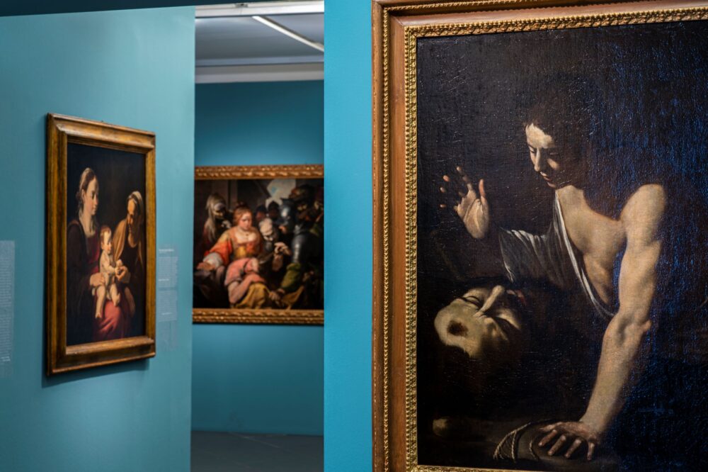 Il tempo di Caravaggio. Allestimento della mostra. Courtesy Zètema Progetto Cultura