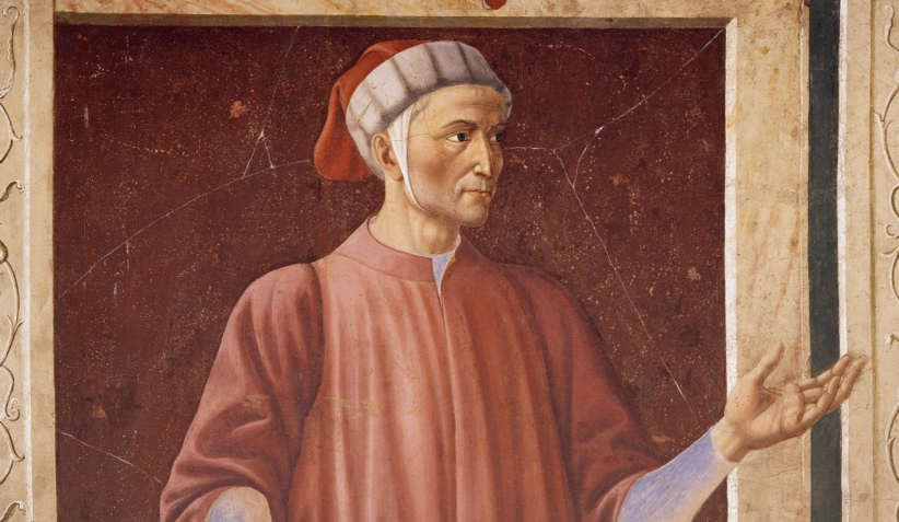Andrea del Castagno, Dante (particolare)