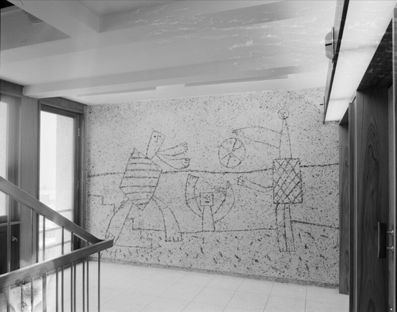 Il murale The Seagull di Picasso, a Oslo