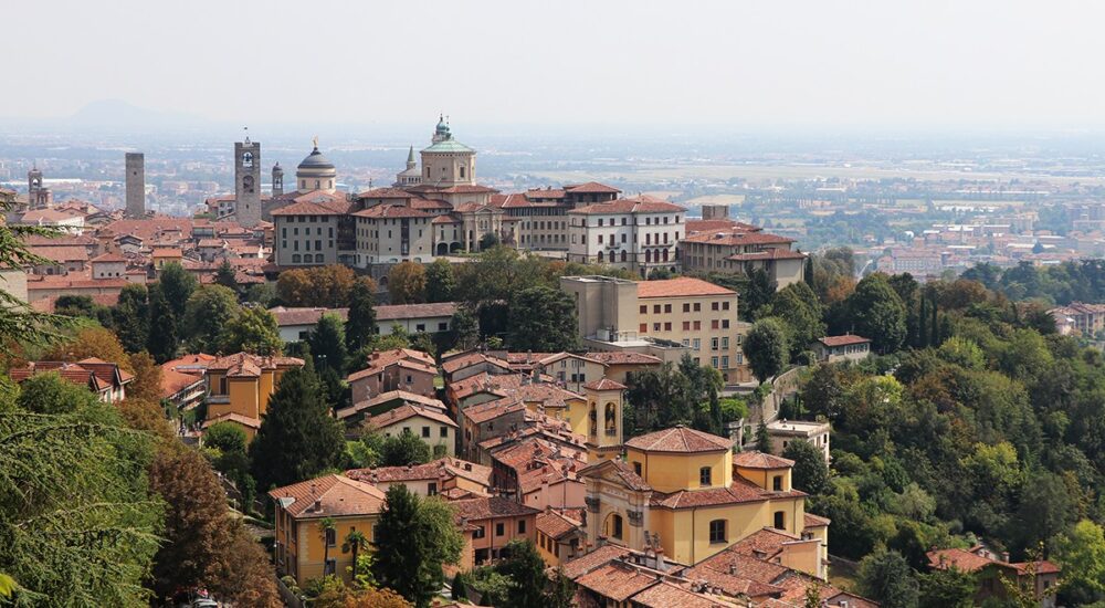 Una veduta di Bergamo