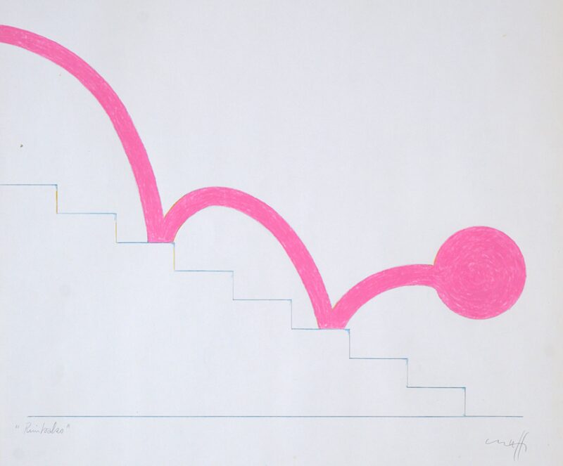 Gianni Ruffi, Rimbalzo, 1967. Collezione Fondazione Caript