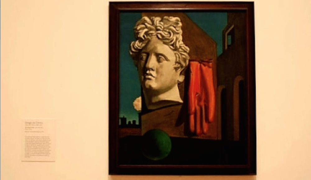 Canto d'amore, di Giorgio de Chirico, al MoMA