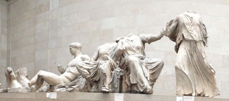 I marmi del Partenone, al British Museum