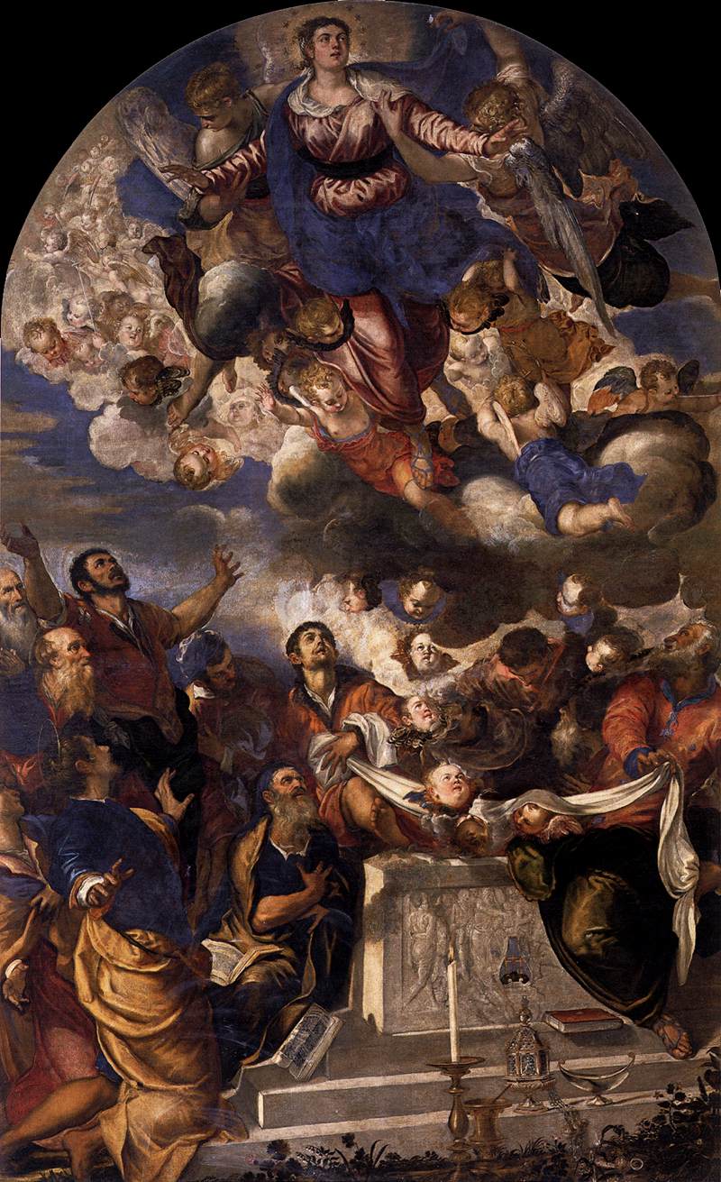 L'Assunzione della Vergine di Tintoretto, Chiesa di Santa Maria Assunta, Venezia