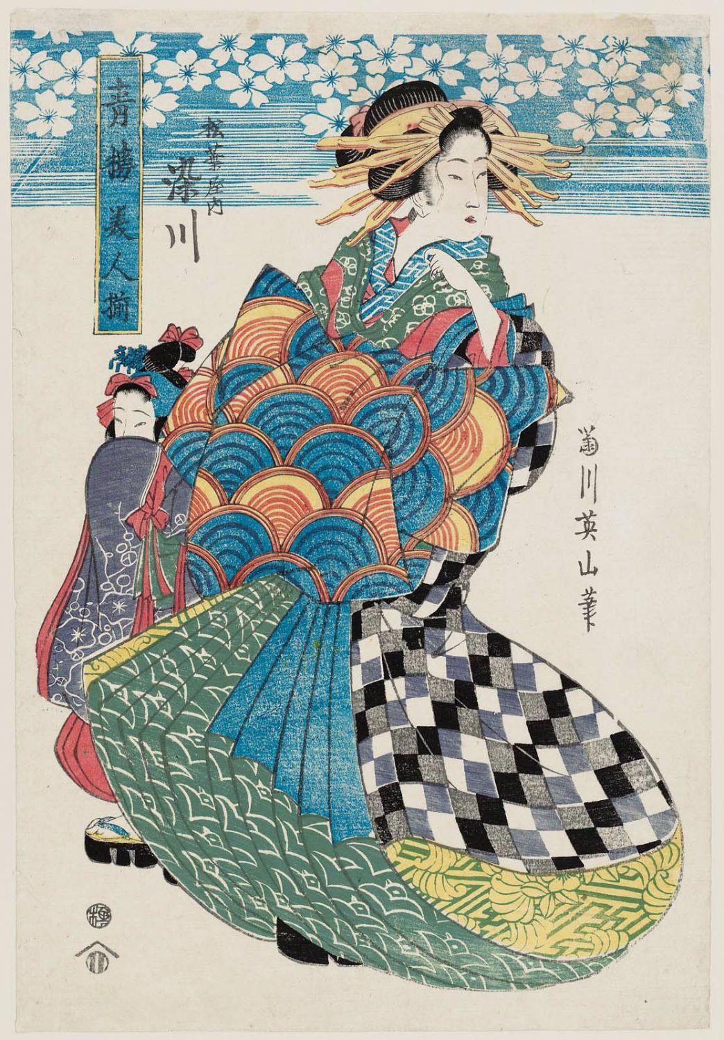 Quadro di geisha giapponese