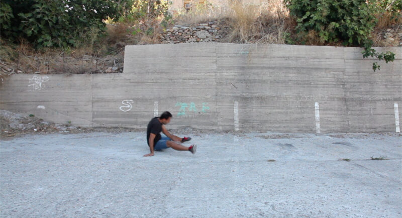 Andrea Luporini, VathiSporting Club, still video, courtesy Fourteen ArTellaro