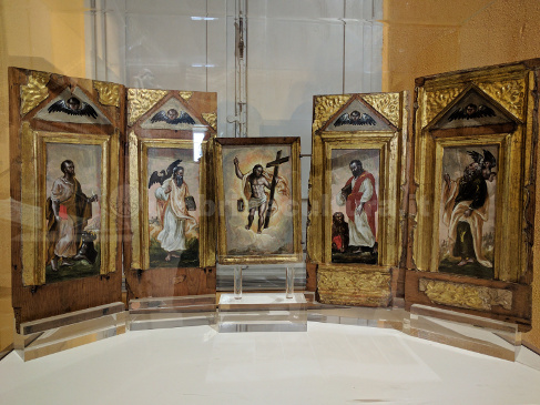 I cinque dipinti a olio su tavola di El Greco nel Museo di Bettona