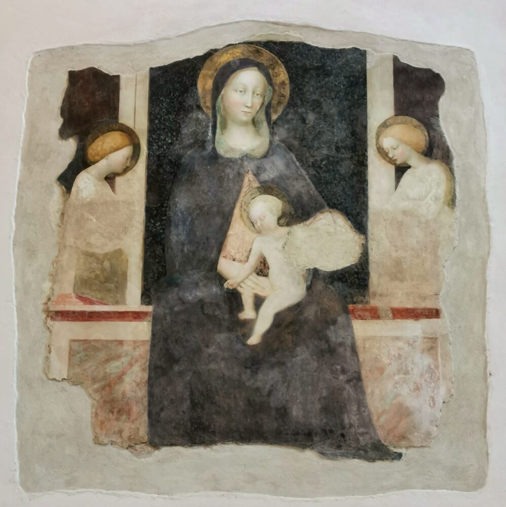 Masolino da Panicale, Madonna col Bambino e angeli, nel Tempio di San Fortunato a Todi