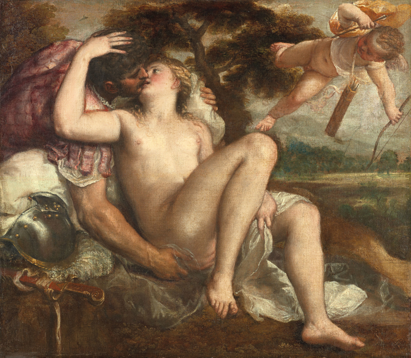 Tiziano, Marte Venere e Amore, Kunsthistorisches Museum Vienna