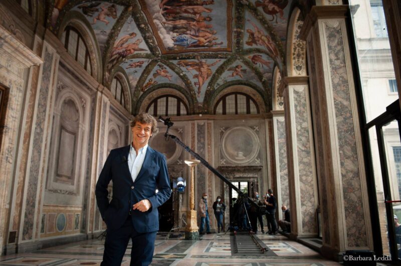 Ulisse, Alberto Angela a Villa Farnesina a Roma, ph. Barbara Ledda