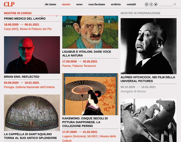 CLP cambia veste: un nuovo sito per gli esperti della comunicazione d’arte