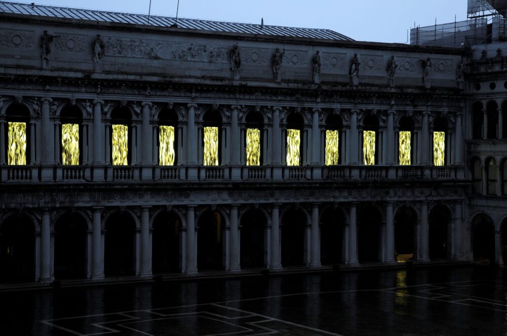 Fabrizio Plessi, L'età dell'oro, Museo Correr, Venezia, 2020. Ph. Claudio Franzini