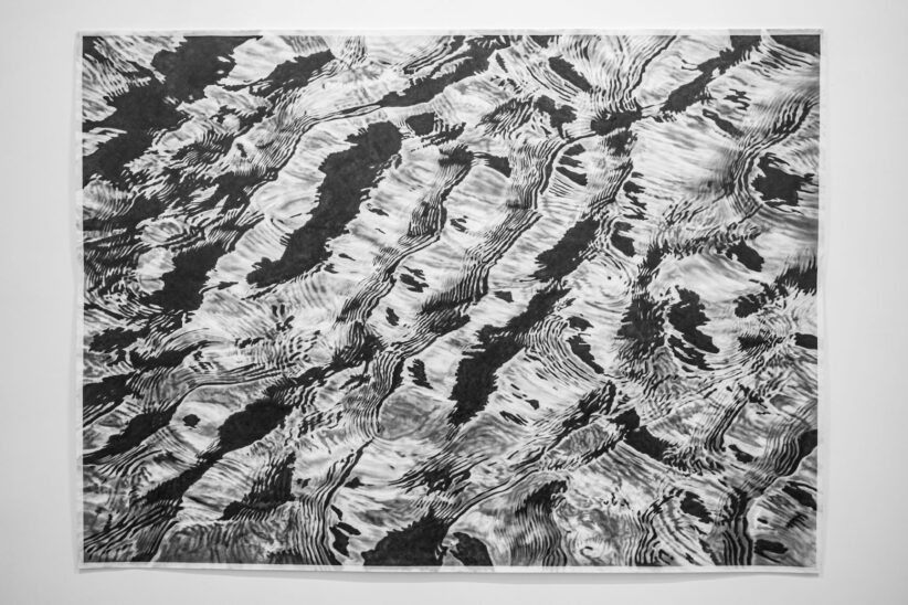 Riflessi di mare 2020 grafite su carta 144 x 200 cm 2020 graphite on paper 144 x 200 cm 55,11 x 78,74 in Courtesy: the artist and GALLERIA CONTINUA Photo by: Giovanni De Angelis