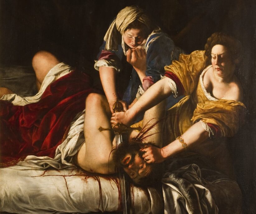 Artemisia Gentileschi, Giuditta che decapita Oloferne, 1614 - 1620 Gallerie degli Uffizi, Firenze