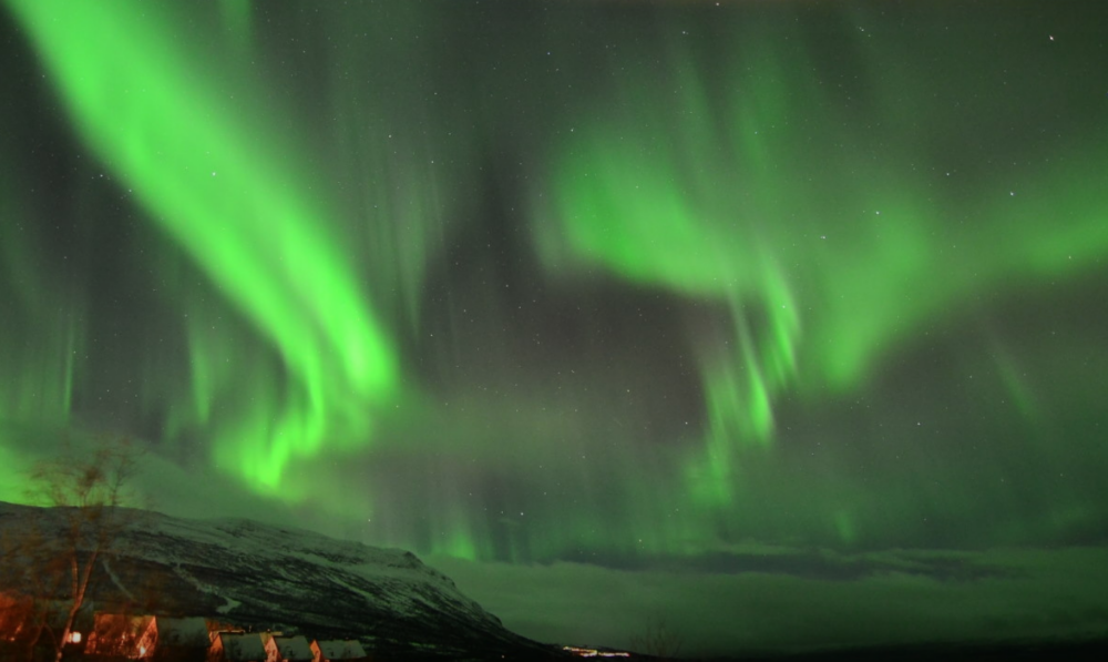 L’aurora boreale vista in questi giorni nel Nord Europa