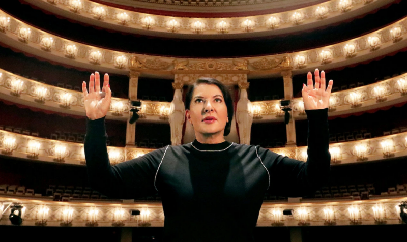 Marina Abramovic a Napoli con 7 Deaths of Maria Callas