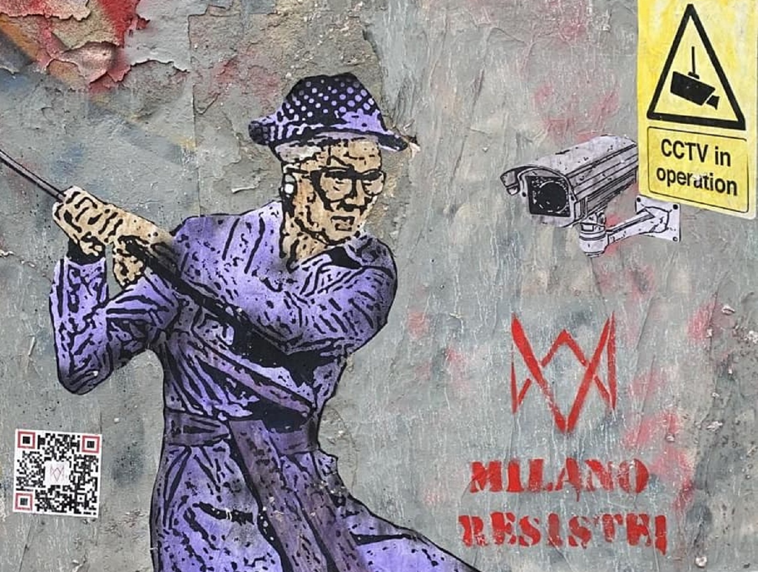 Milano resiste! La prima street art “immortale” al mondo è di TvBoy