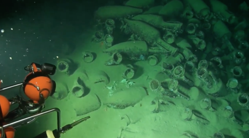 Immagini realizzate a Pianosa dal robot ROV