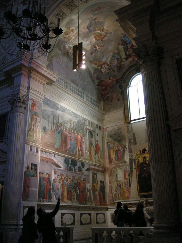 Firenze, Chiesa di Santa Maria del Carmine, Cappella Brancacci, Storie di San Pietro, Masaccio.