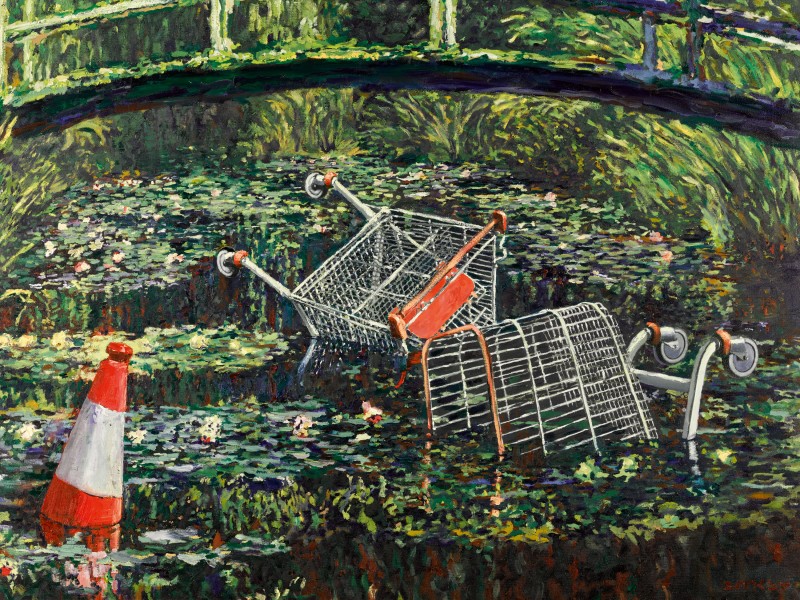 “Modernités/Contemporary” vale 90,4 milioni $ da Sotheby’s. Guida l’asta il Monet di Banksy a 7,5 milioni £