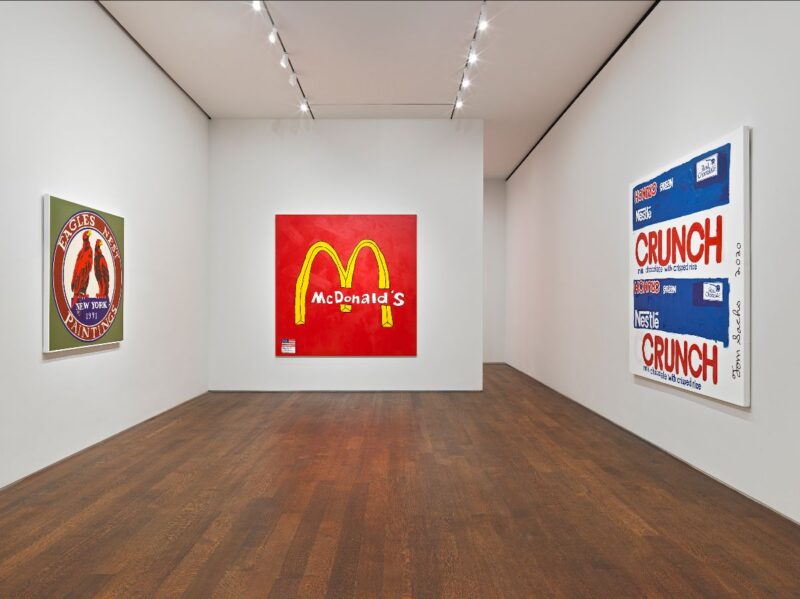 Tom Sachs Acquavella Eagles Nest, 2020; McDonald's, 2020; Crunch, 2020