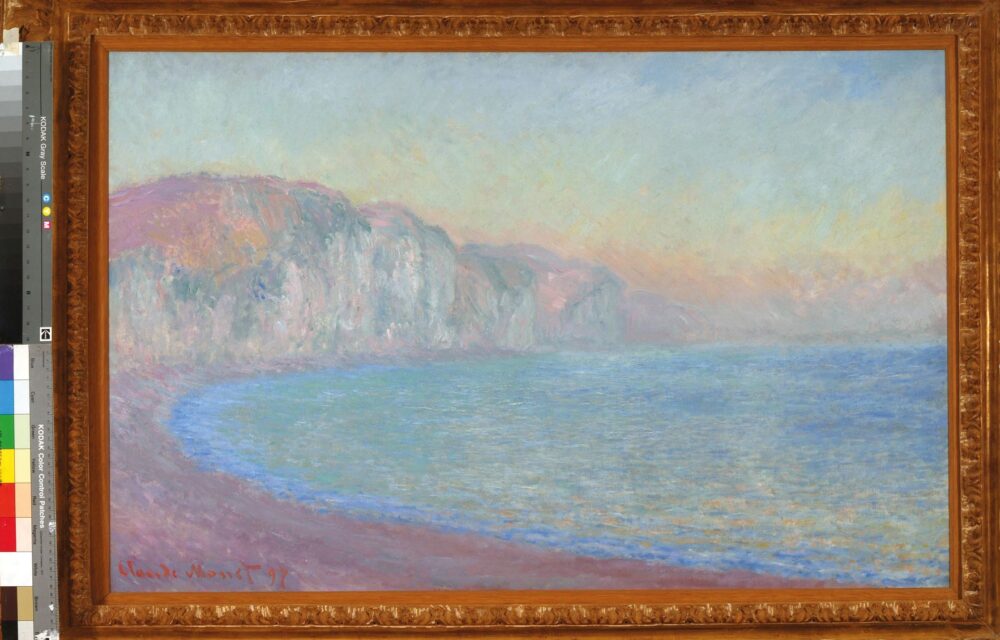 Claude Monet Falaises à Pourville soleil levant 1897 olio su tela Credit Archivio Fotografico Fondazione MagnaniRocca