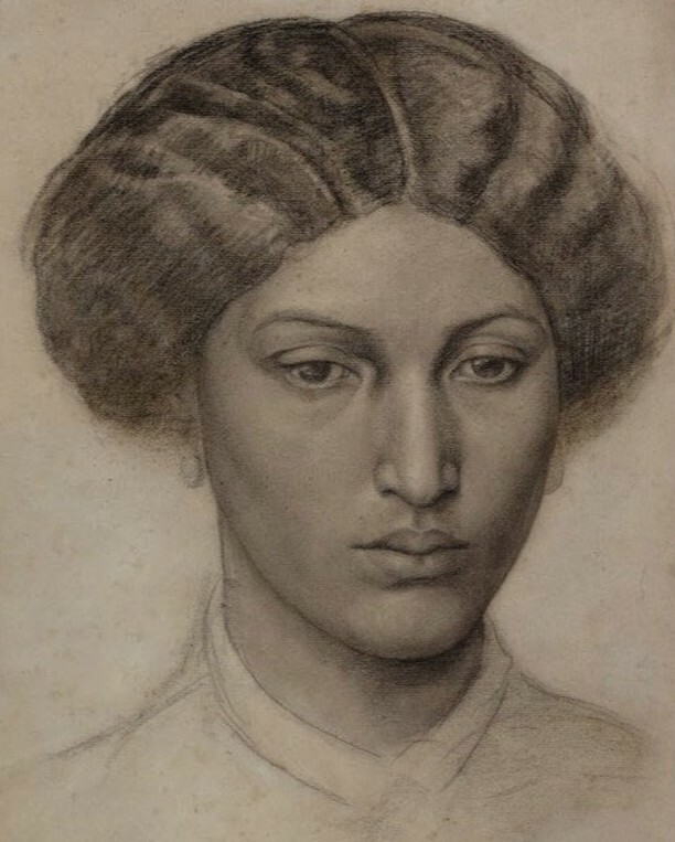 Dante Gabriel Rossetti, Study of a Young Woman