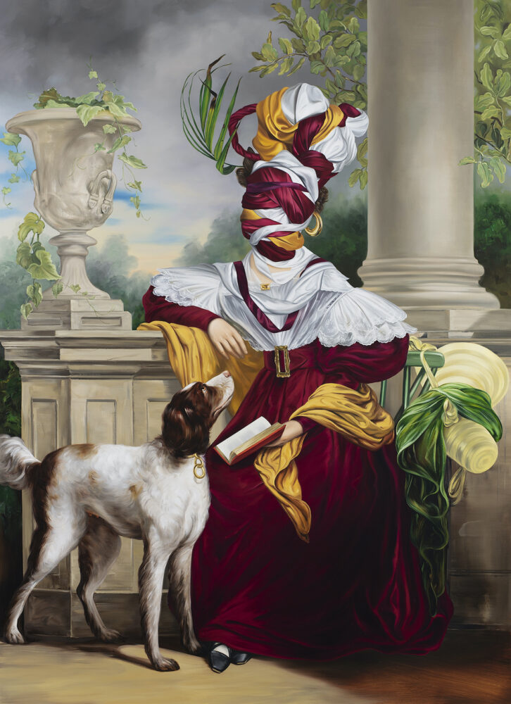 Ewa Juszkiewicz, Untitled (after Jan Adam Kruseman), 2020, oil on canvas © EWA JUSZKIEWICZ/COURTESY GAGOSIAN