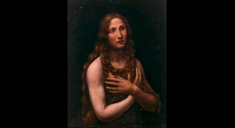 La Maddalena penitente attribuita al Salaì