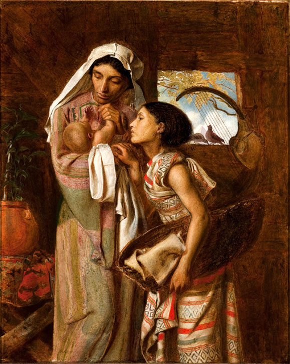 Simeon Solomon, The Mother of Moses, 1860, oil on canvas