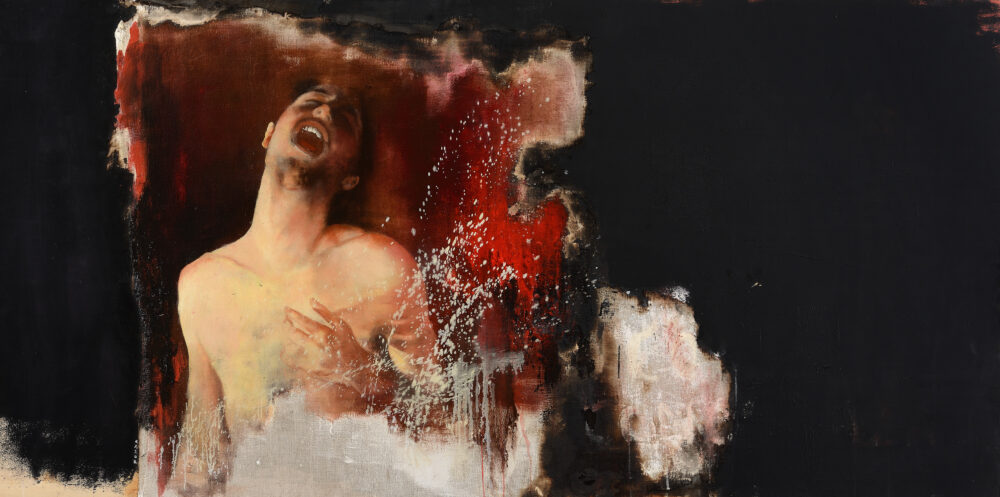 Ulysses, A caccia di gloria, oil on canvas and-panel, 125x251-1-scaled, ph. Michele Alberto Sereni 