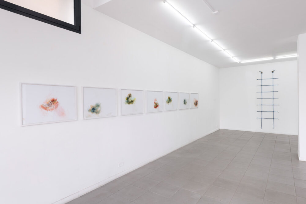 Corinna Gosmaro, CHUTZPAH!, 2020, installationviewat The Gallery Apart (ground floor), courtesy of the artist and The Gallery Apart Rome, photo by Giorgio Benni
