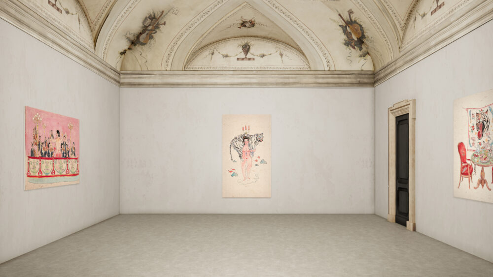 1 Shafei Xia, Welcome to my show, installation view, Courtesy P420, Bologna