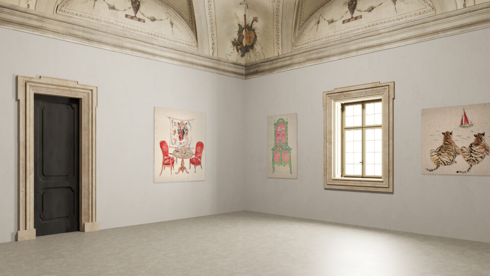 3 Shafei Xia, Welcome to my show, installation view, Courtesy P420, Bologna