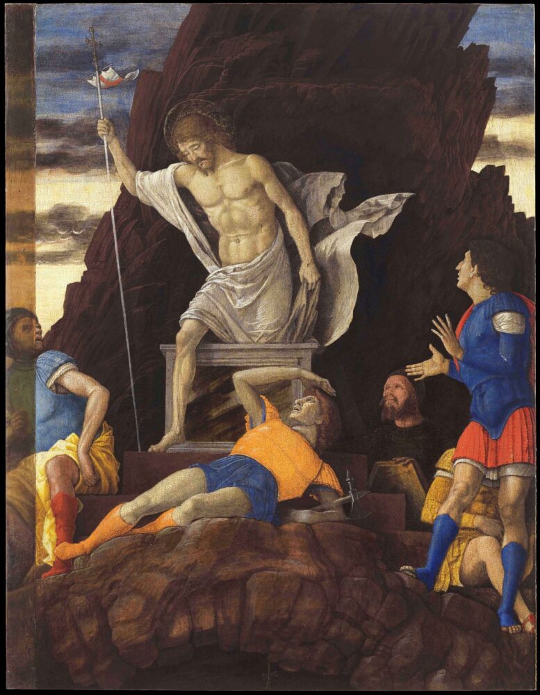 Andrea Mantegna (Isola di Carturo, 1431 – Mantova, 1506) Resurrezione di Cristo, 1492 ca., Accademia Carrara, Bergamo Su concessione di Fondazione Accademia Carrara, Bergamo