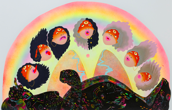 Queer, femme, brown, nere. Le donne di Amaryllis DeJesus Moleski in mostra a Torino