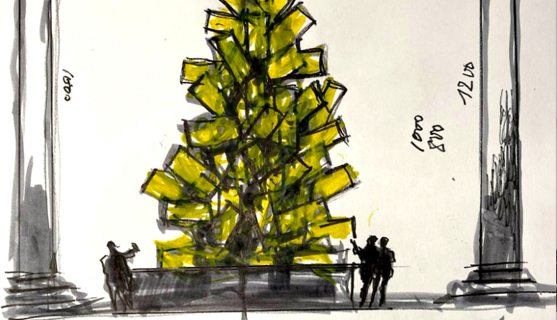 Natale Digitale Fabrizio Plessi Venezia 2020