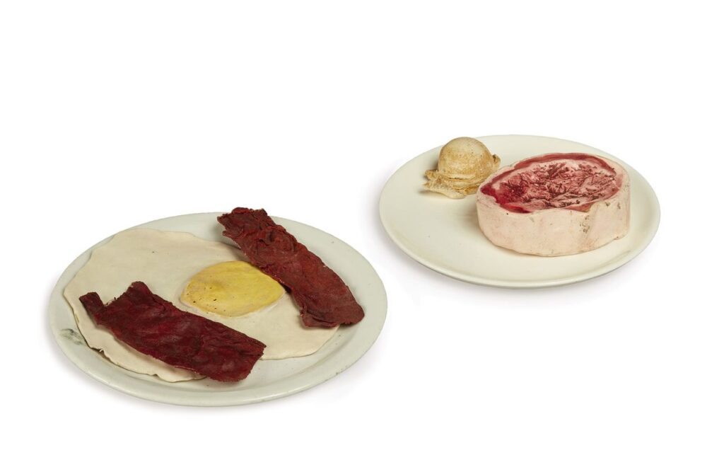 Claes Oldenburg, Bacon and Egg, Ice Cream, and Beef Steak @ Sotheby's