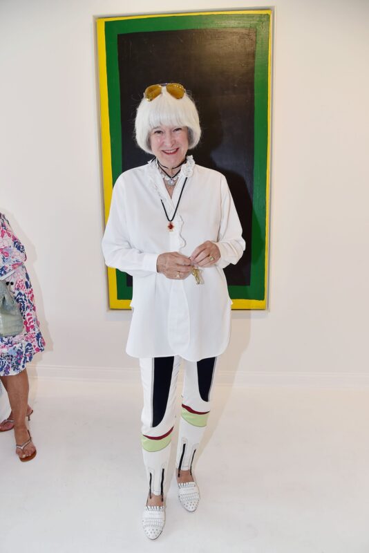 Mia Fonssagrives Solow, vedova di Sheldon Solow, a una mostra d'arte nell'East Hampton nel 2017. Ha recentemente detto alla stampa di star valutando l'apertura di un museo privato.