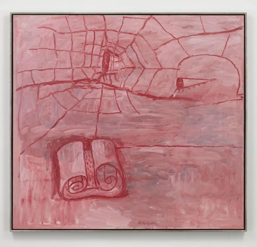 Philip Guston The Poet 1975 Oil on canvas 174.8 x 188.8 x 2.5 cm / 68 7/8 x 74 3/8 x 1 in Photo: Genevieve Hanson